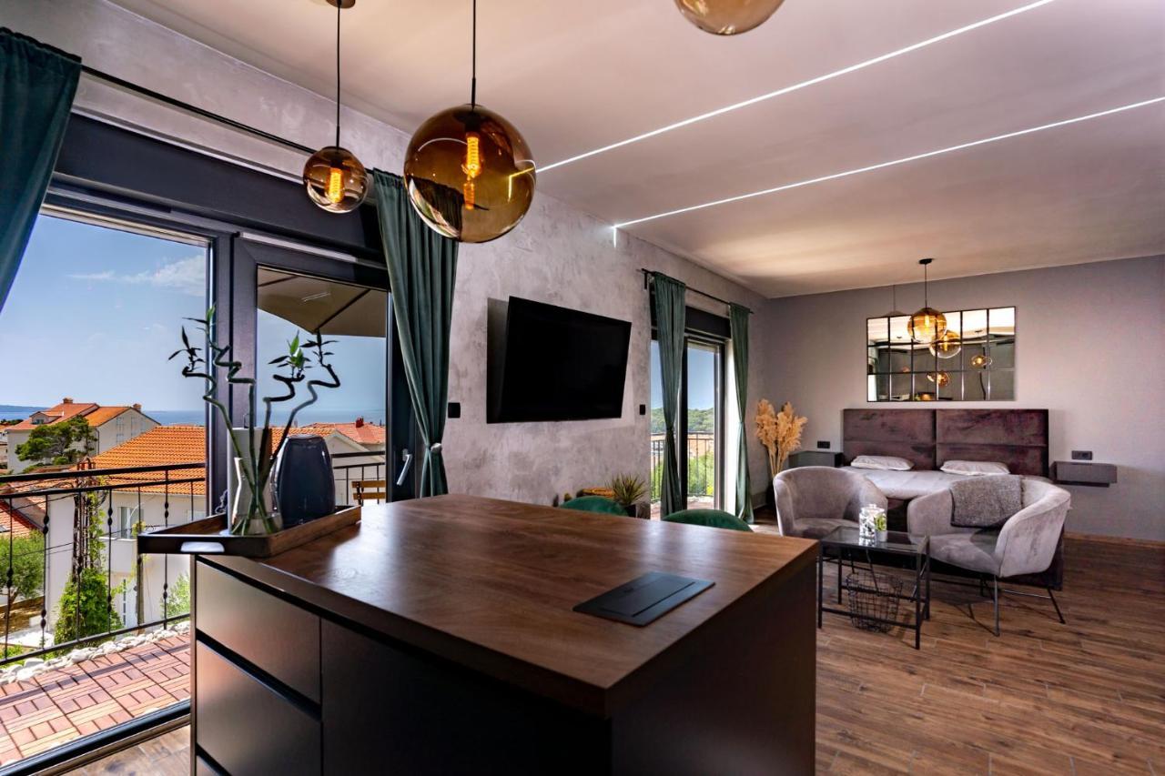Modern Studio With A Beautiful View Rab Town Exteriér fotografie