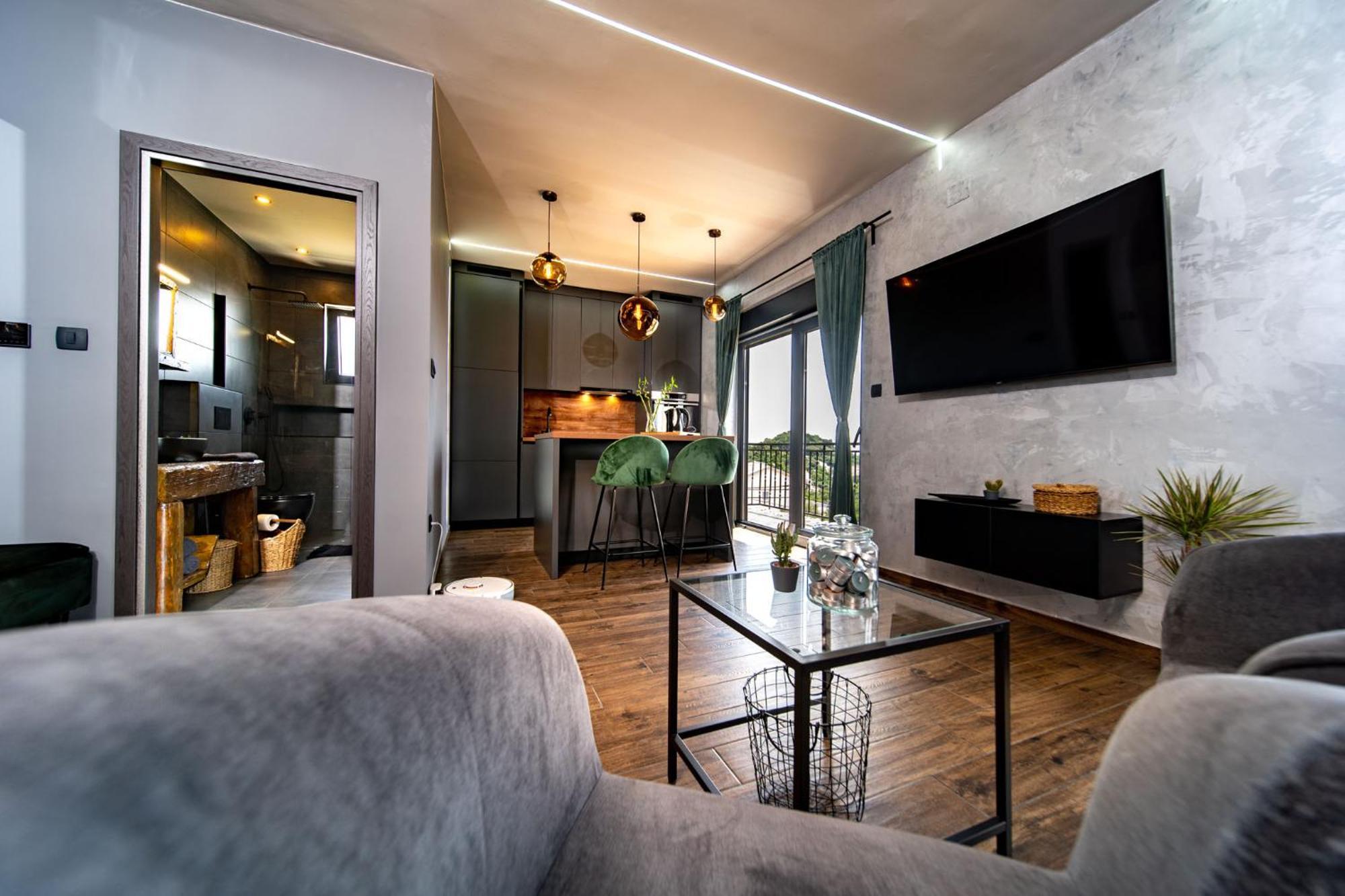Modern Studio With A Beautiful View Rab Town Exteriér fotografie